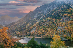 Catalogne, Encantats, Espagne, Estany de la Llebreta, automne, lac Vall de Boi, parc national Aiguestortes i Estany de Sant Maurici, í Aiguestortes